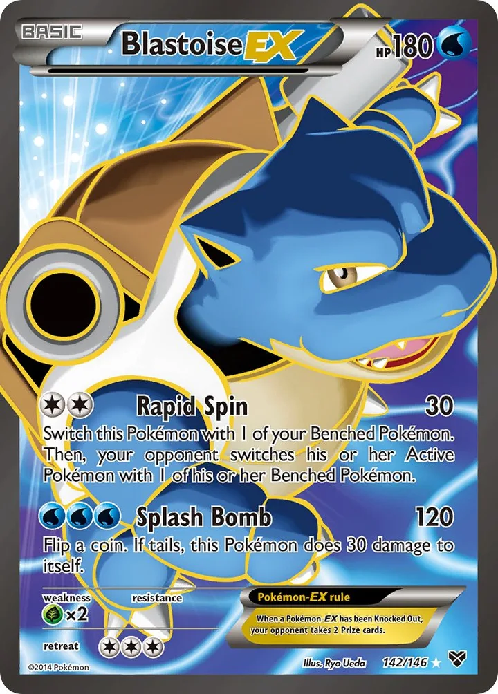 Blastoise-EX, XY 142/146